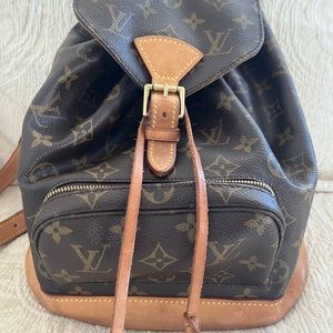 Authentic Louis Vuitton Montsouris MM Backpack…Retired.